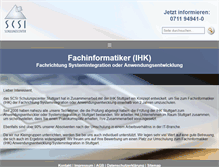 Tablet Screenshot of fachinformatiker-stuttgart.de